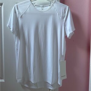 Lululemon Athletica White Short Sleeve Relaxed T-Shirt